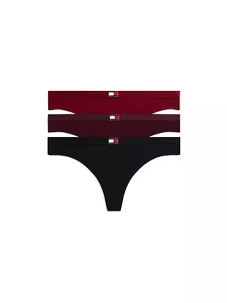 TOMMY HILFIGER | String 3er Pkg. rot | 